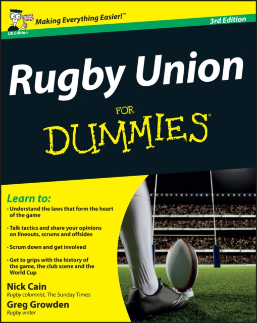 Rugby Union For Dummies 3e