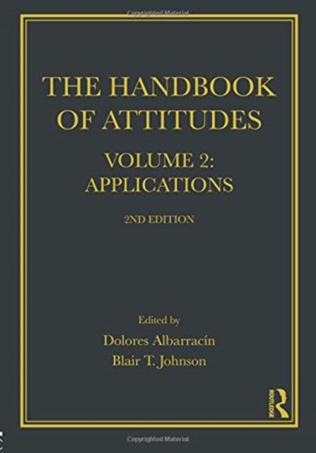 Handbook of Attitudes, Volume 2: Applications