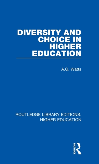 Diversity and Choice in Higher Education