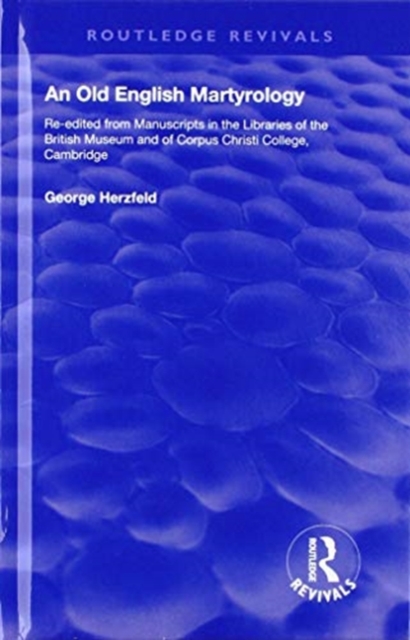 An Old English Martyrology (1900)