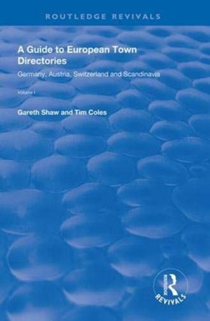 A Guide to European Town Directories