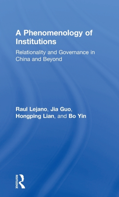 A Phenomenology of Institutions