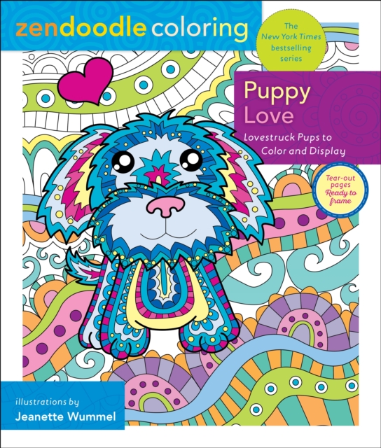 Zendoodle Coloring: Puppy Love