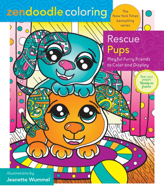 Zendoodle Coloring: Rescue Pups