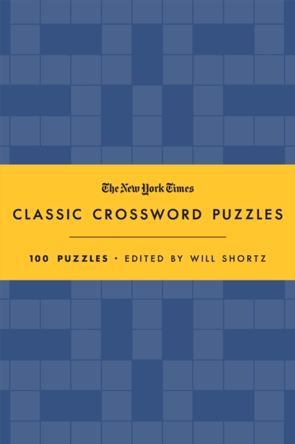New York Times Classic Crossword Puzzles (Blue and Yellow)