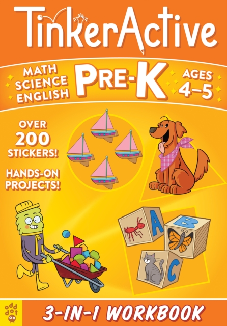 TinkerActive Pre-K 3-in-1 Workbook