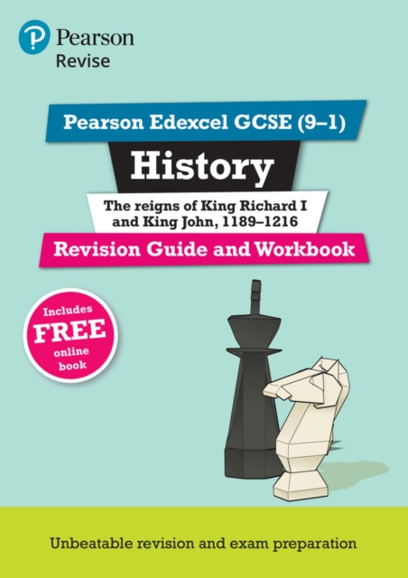 Pearson REVISE Edexcel GCSE History King Richard I and King John Revision Guide and Workbook incl. online revision - for 2025 exams
