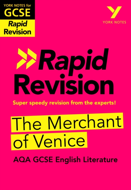 York Notes RAPID AQA GCSE (Revision Guide) The Merchant of Venice - for 2026, 2027 exams