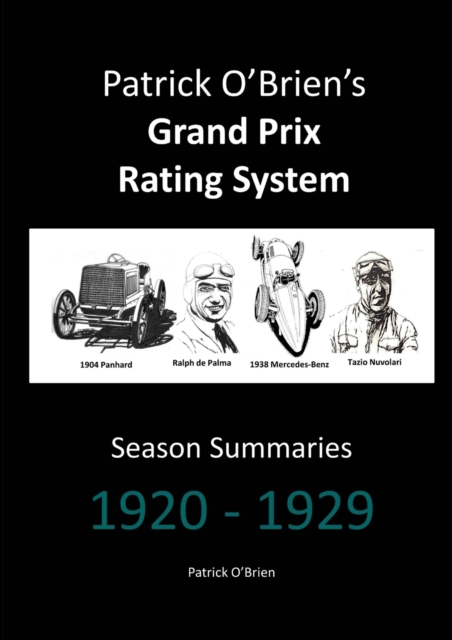 Patrick O'brien's Grand Prix Rating System: Season Summaries 1920-1929