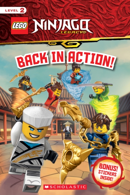 Back in Action! (LEGO Ninjago: Reader with Stickers)