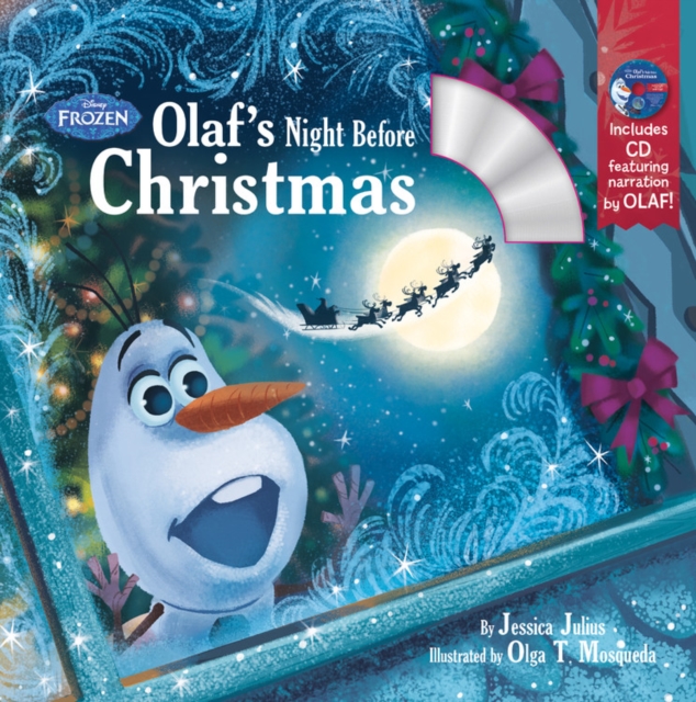 OLAFS NIGHT BEFORE CHRISTMAS BOOK CD