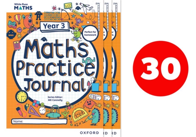 White Rose Maths Practice Journals Year 3 Workbooks: Pack of 30