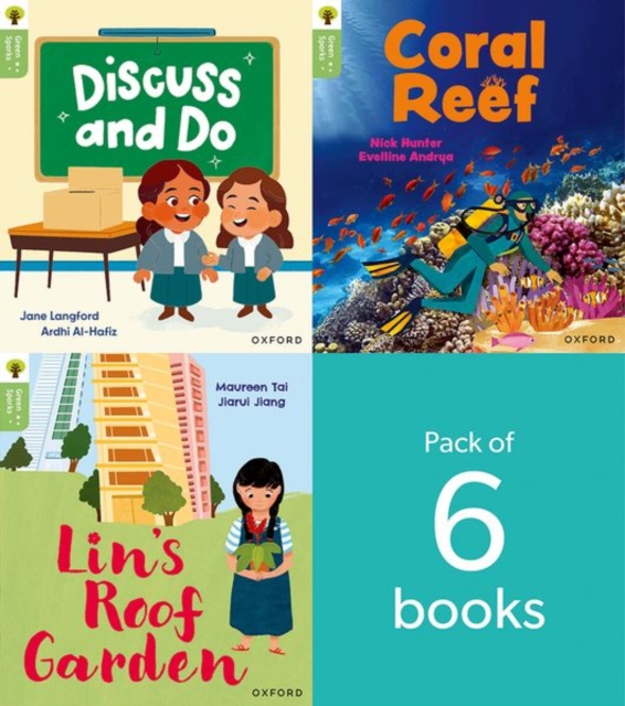 Oxford Reading Tree Green Sparks: Level 4 LEVEL 4 PACK of 6