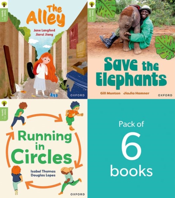 Oxford Reading Tree Green Sparks: Level 6 LEVEL 6 PACK of 6