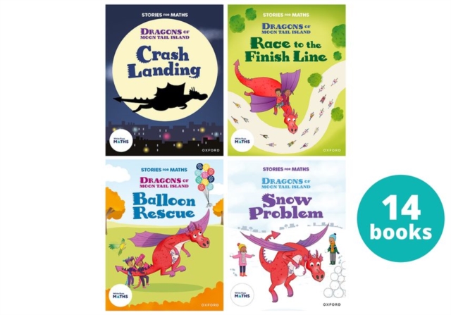 Stories for Maths: KS1: Dragons of Moontail Island (14 book pack)