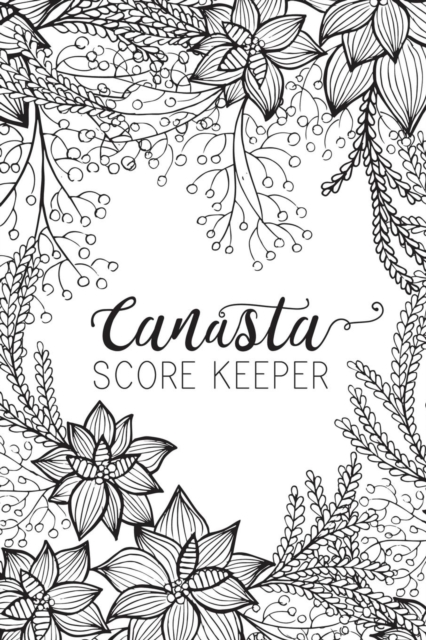 Black & White Canasta Score Keeper