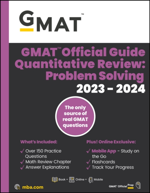 GMAT Official Guide Quantitative Review 2023-2024: Book + Online Question Bank