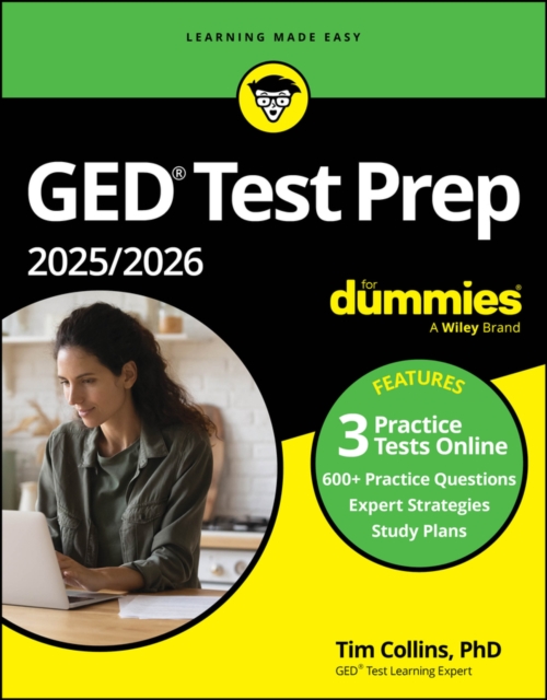 GED Test Prep 2025/2026 For Dummies