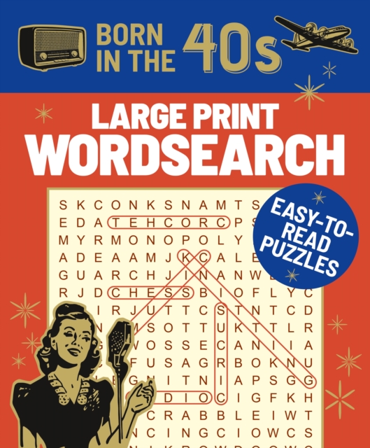 Born in the 40s Large Print Wordsearch