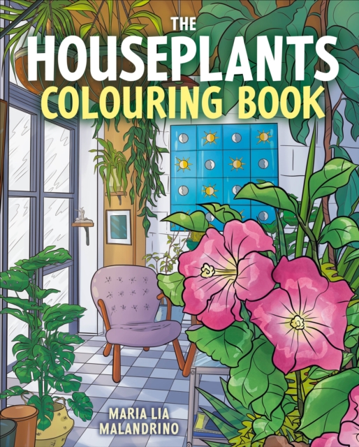 Houseplants Colouring Book