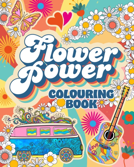 Flower Power Colouring Book