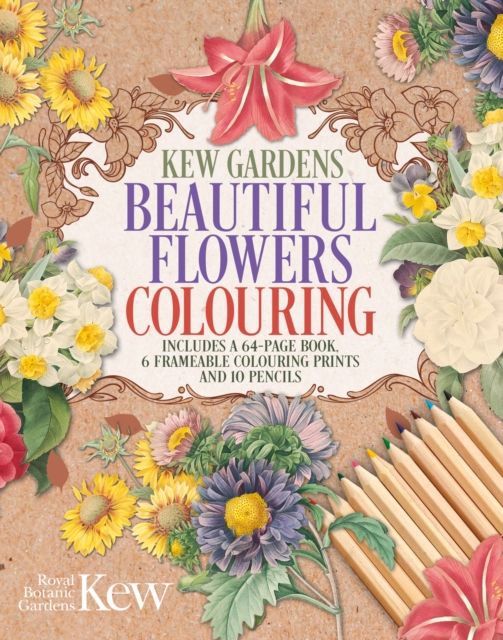 Kew Gardens Beautiful Flowers Colouring Kit