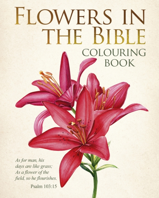 Flowers in the Bible Colouring Book