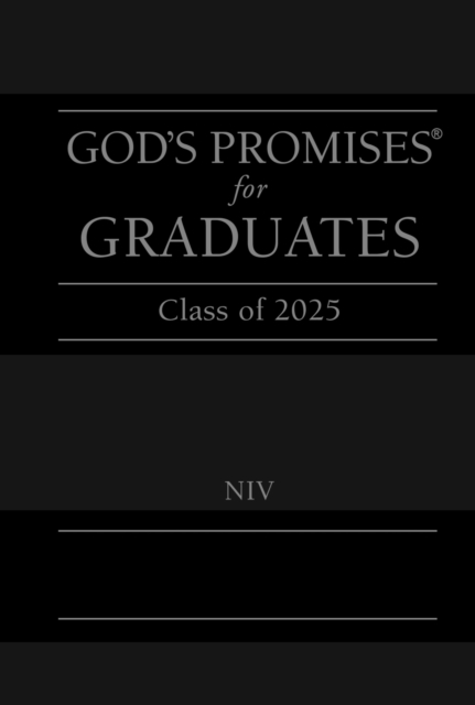 God's Promises for Graduates: Class of 2025 - Black NIV