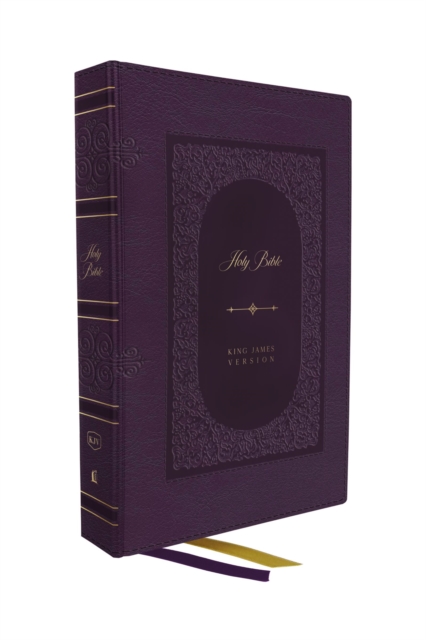 KJV Bible, Giant Print Thinline Bible, Vintage Series, Leathersoft, Purple, Red Letter, Comfort Print: King James Version