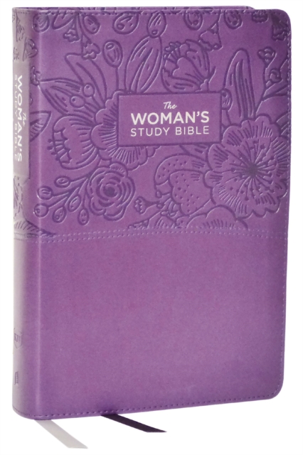 KJV, The Woman's Study Bible, Leathersoft, Purple, Red Letter, Full-Color Edition, Thumb Indexed, Comfort Print