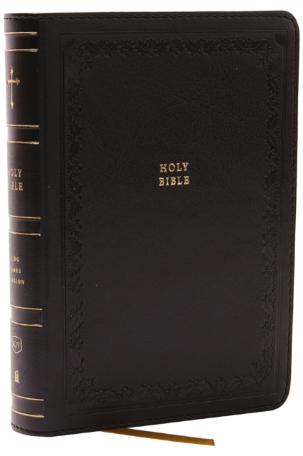 KJV Holy Bible, Compact Reference Bible, Leathersoft, Black, 43,000 Cross-References, Red Letter, Comfort Print