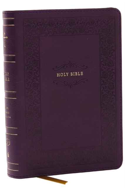 KJV Holy Bible, Compact Reference Bible, Leathersoft, Purple, 43,000 Cross-References, Red Letter, Comfort Print