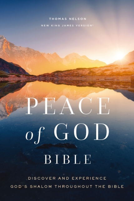 Peace of God Bible: Discover and Experience God's Shalom Throughout the Bible (NKJV, Softcover, Red Letter, Comfort Print)