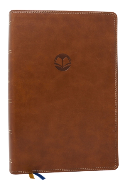 Enduring Word Study Bible: Pastoral Commentary from Every Chapter of the Bible (NKJV, Brown Leathersoft, Red Letter, Comfort Print, Thumb Indexed)