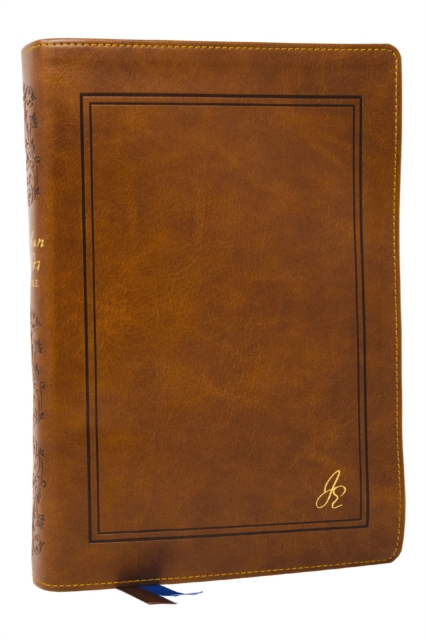 The Jonathan Edwards Study Bible: Experience Abiding Joy in Christ (NKJV, Brown Leathersoft, Red Letter, Comfort Print, Thumb Indexed)