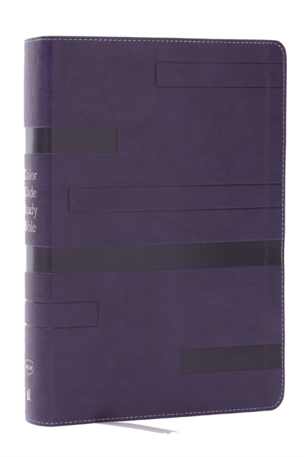 Color Code Study Bible, Revealing God's Truth Color by Color (NKJV, Purple Leathersoft, Red Letter, Thumb Indexed)