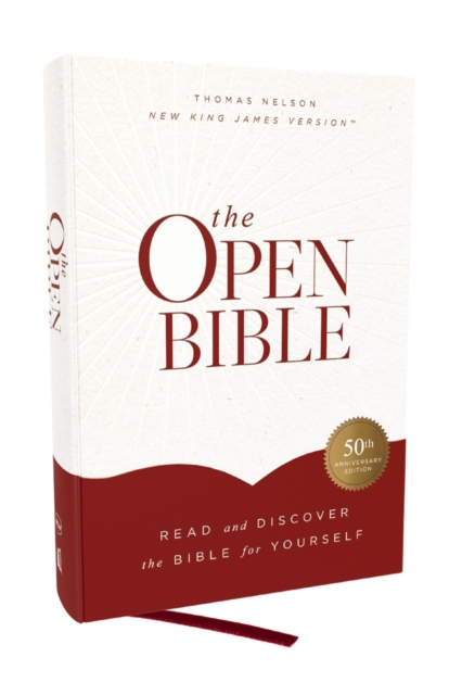 Open Bible: Read and Discover the Bible for Yourself (NKJV, Hardcover, Red Letter, Comfort Print)