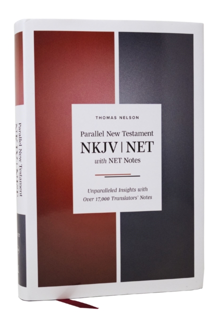 NKJV-NET Parallel New Testament with NET Translators' Notes, Hardcover, Red Letter, Comfort Print