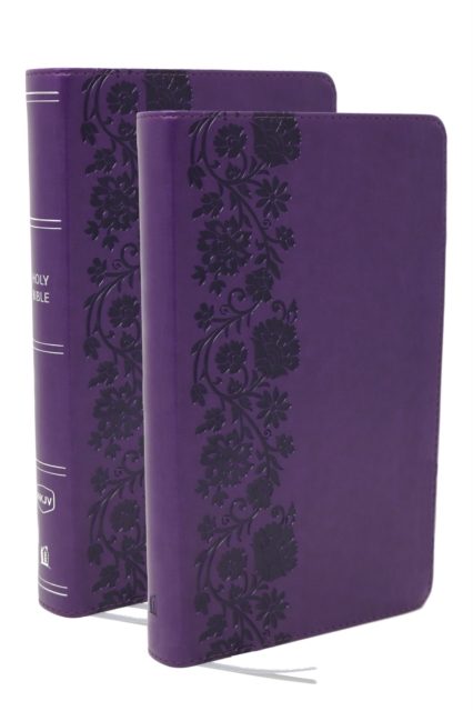 NKJV Personal Size End-of-verse Reference Bible with Journal SET, Purple Leathersoft, Comfort Print