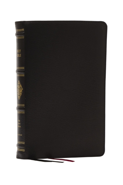 KJV, Personal Size Reference Bible, Sovereign Collection, Black Premium Goatskin Leather, Premier Collection, Comfort Print