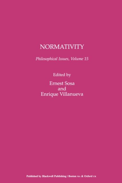 Normativity, Volume 15