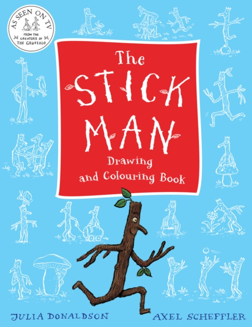 Stick Man Drawing and Colouring Book