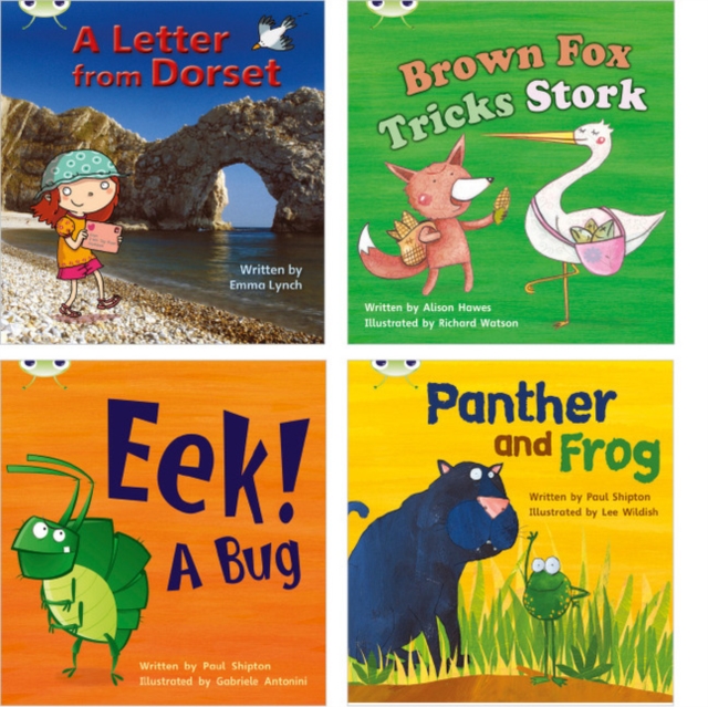 Learn to Read at Home with Phonics Bug: Pack 5 (Pack of 4 reading books with 3 fiction and 1 non-fiction)