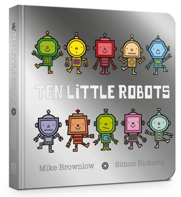 Ten Little Robots Board Book