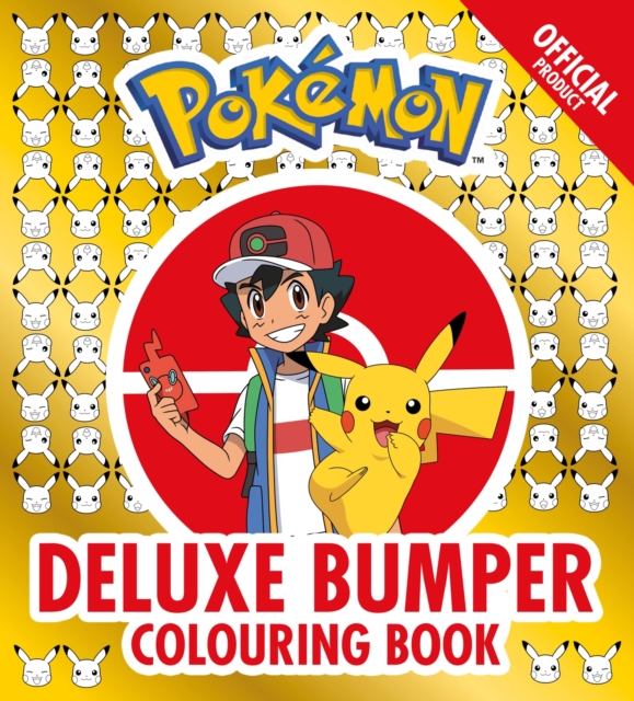 Official Pokemon Deluxe Bumper Colouring Book