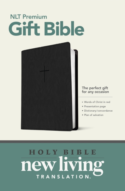 NLT Premium Gift Bible, Black