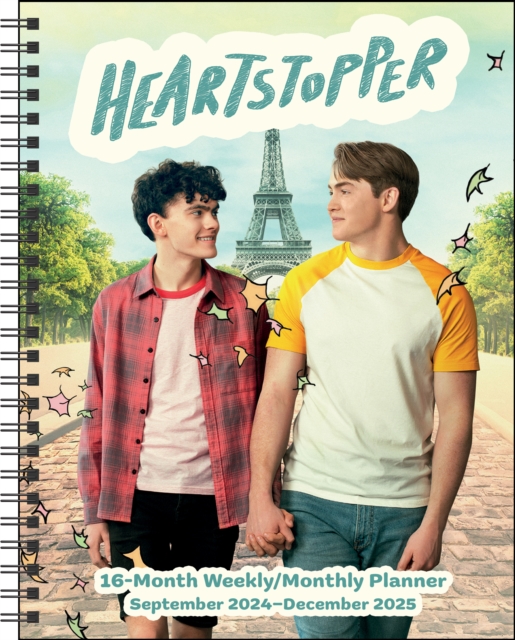 Heartstopper 16-Month 2024-2025 Weekly/Monthly Planner Calendar with Bonus Stickers