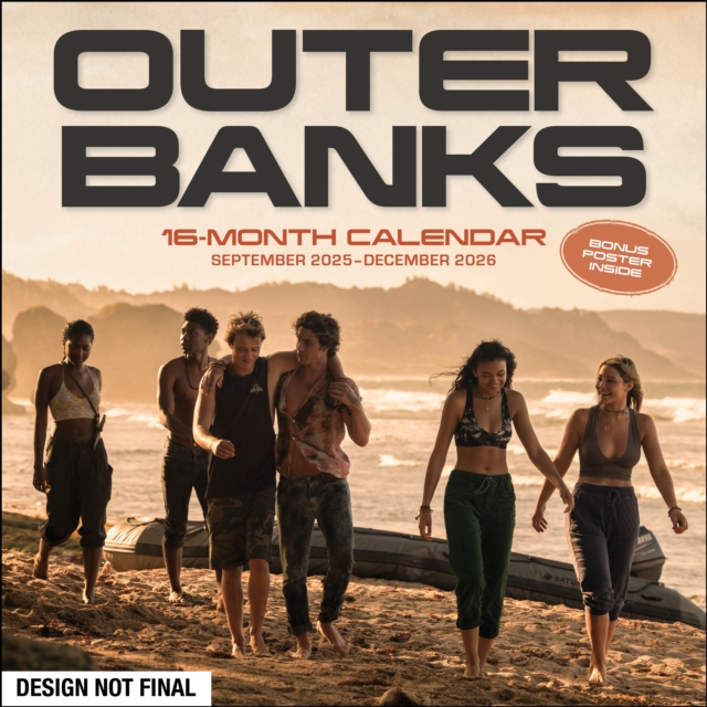 Outer Banks 16-Month 2025-2026 Wall Calendar with Bonus Poster