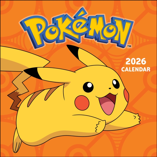 Pokemon 2026 Wall Calendar