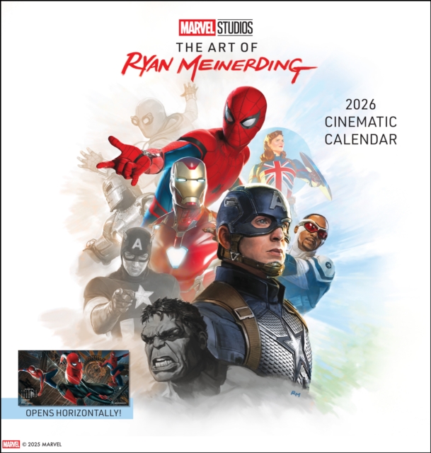 Marvel Studios: The Art of Ryan Meinerding 2026 Cinematic Wall Calendar